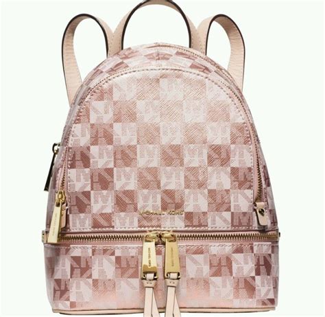 michael kors kette rose gold|Michael Kors rose gold backpack.